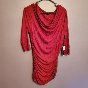 Fylo maroon stretch dress